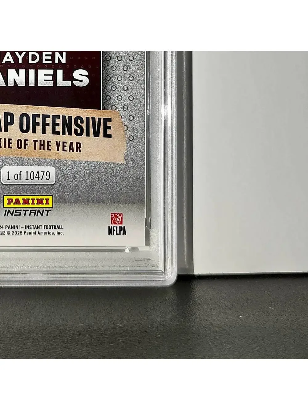 Jayden Daniels 2024 Panini NFL AP Offensive Rookie of the Year Commanders PSA 10